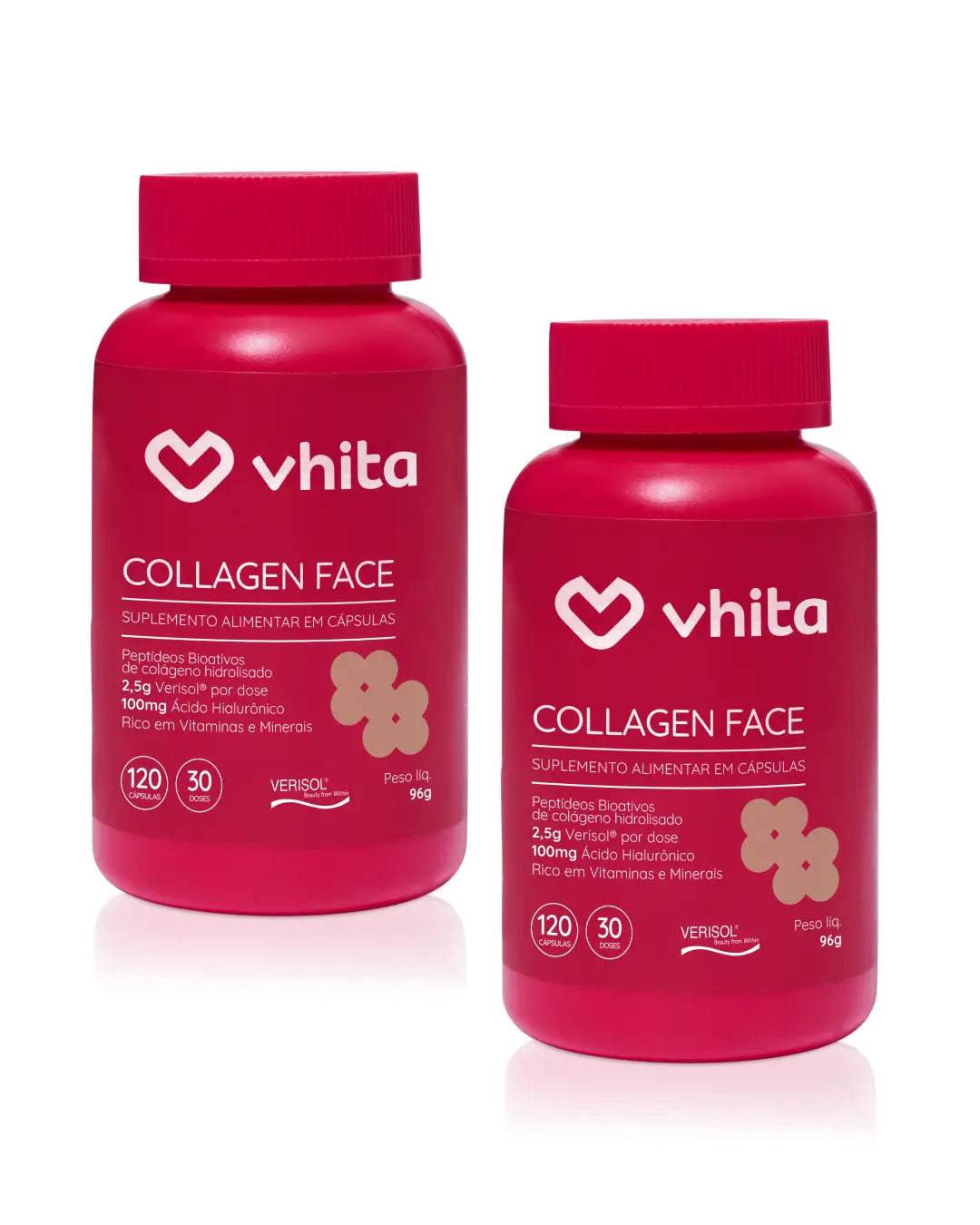 Collagen Face Colágeno Hidrolisado Verisol com Ácido Hialurônico e Vitaminas Antioxidantes