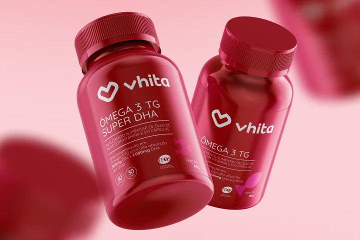 Pote de Ômega 3 Super Dha Vhita