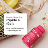 Ômega 3 Super DHA TG 1000mg com Vitamina E e selo IFOS