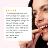 Ômega 3 IFOS TG 1000mg rico em EPA DHA com Vitamina E