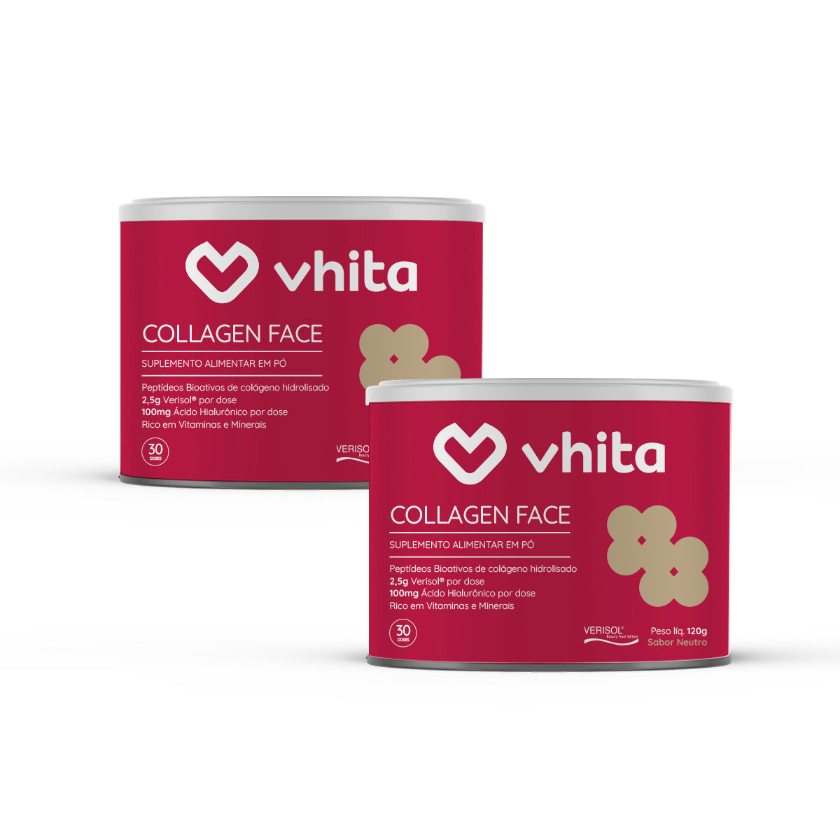 Collagen Face Colágeno Hidrolisado Verisol com Ácido Hialurônico e Vitaminas Antioxidantes