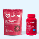 Kit CreaWhey e Magnésio Quelato Trio