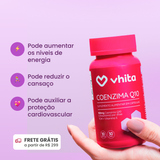 Coenzima Q10 100 mg em cápsulas com Vitamina E