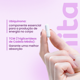 Coenzima Q10 100 mg em cápsulas com Vitamina E