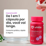 Coenzima Q10 100 mg em cápsulas com Vitamina E