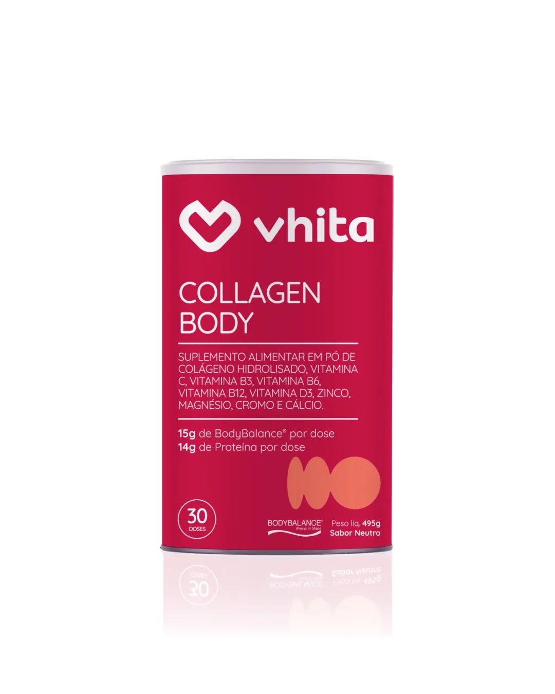 Collagen Body Proteína Hidrolisada e Isolada sem lactose BodyBalance 495g