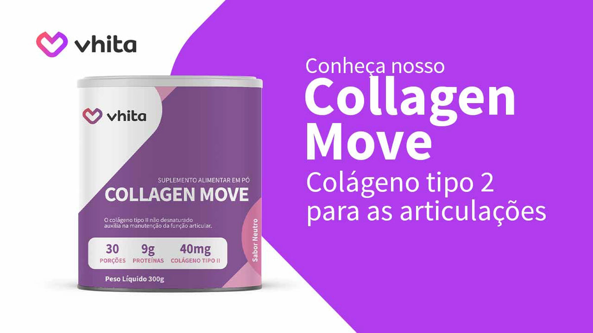 Collagen Move - Colágeno Tipo 2 para articulação e cartilagem - Vhita