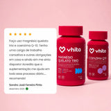 Kit Magnésio Quelato Trio e Coenzima Q10