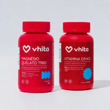 Kit Magnésio Quelato Trio e Vitamina D3 com K2