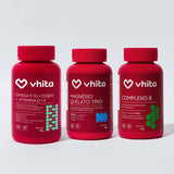 Kit Nutrir Bem: Ômega 3 em 1 + Magnésio Quelato Trio + Complexo B