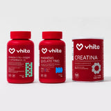 Kit Nutrir Bem: Ômega 3 em 1 + Magnésio Quelato Trio + Creatina Monohidratada