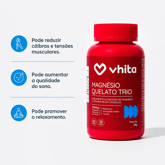 Magnésio Quelato Trio 320mg