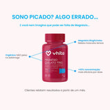 Magnésio Quelato Trio 320mg | Bisglicinato, Dimalato e Taurato com Vitamina B6 (60 Cápsulas)