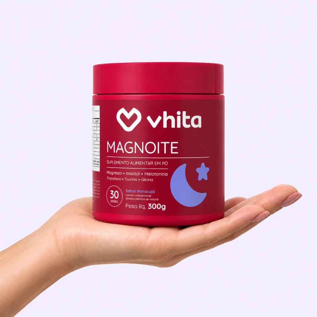 MagNoite Magnésio com Inositol - Pote do Produto