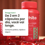 Ômega 3 com Coenzima Q10 + Vitamina D e E: Ômega 3 em 1