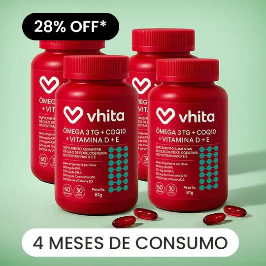 Ômega 3 em 1 Vhita com 28% de desconto no Novembro Vhita