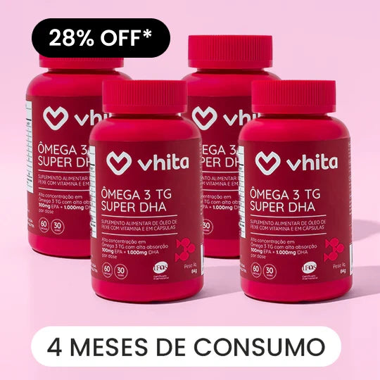 Ômega 3 Super DHA Vhita com 28% de desconto no Novembro Vhita