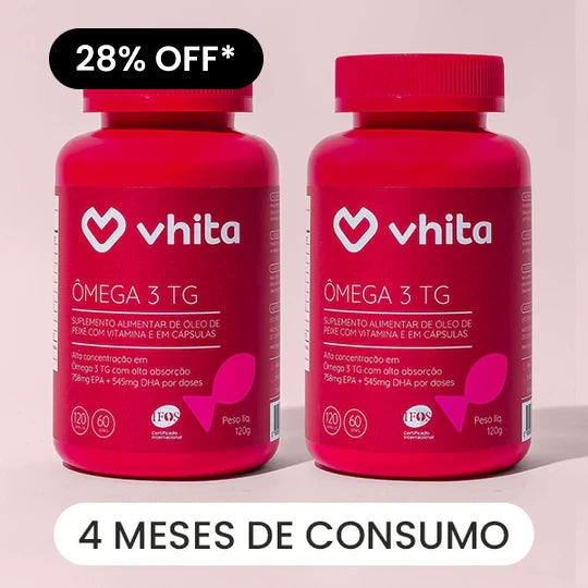 Ômega 3 TG  Vhita com 28% de desconto no Novembro Vhita