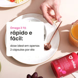 Ômega 3 TG 1000mg rico em EPA DHA com Vitamina E e selo IFOS