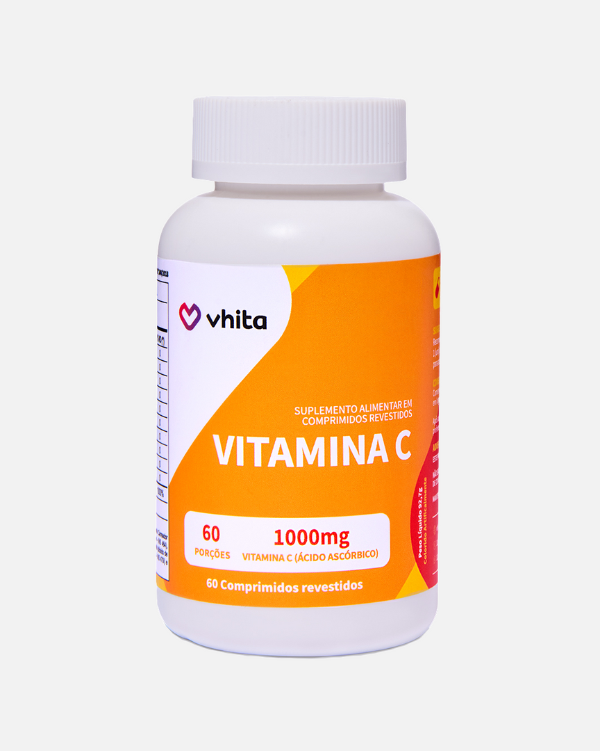 Vitamina C em comprimidos de 1000mg Zero Calorias