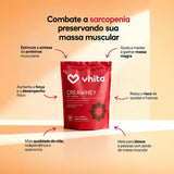 CreaWhey | 19g de proteína e 3g de creatina por dose (chocolate ou baunilha)