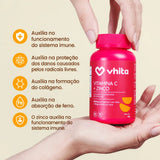 Vitamina C com Zinco - 1.000 mg de vitamina C por dose