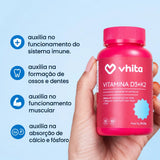 Vitamina D3 com K2 - 2.000 UI por cápsula
