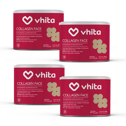 Collagen Face Colágeno Hidrolisado Verisol com Ácido Hialurônico e Vitaminas Antioxidantes
